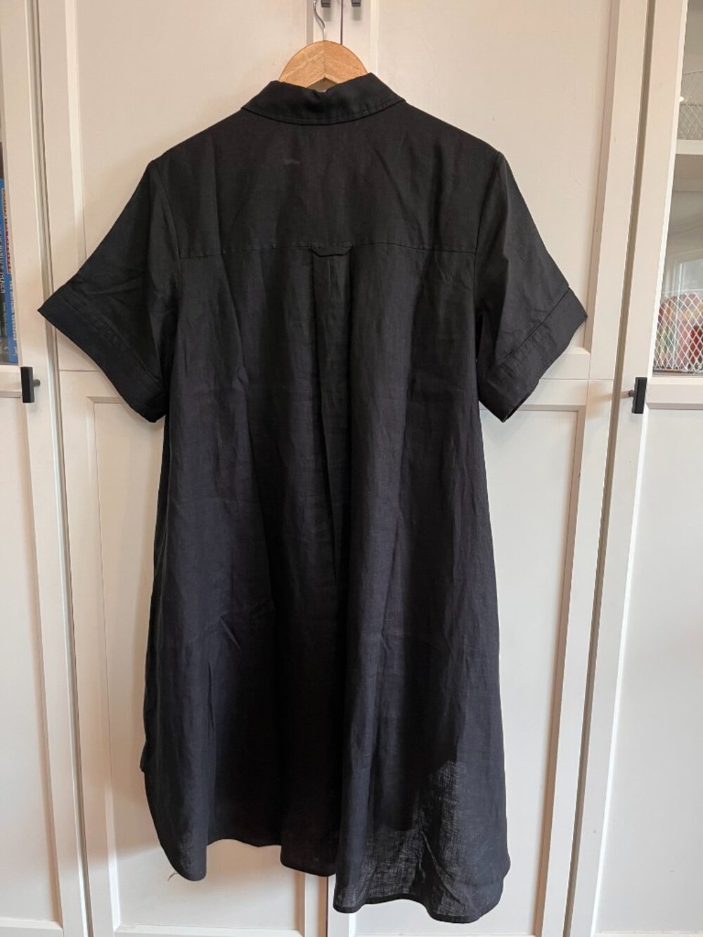 NWT Everlane The Daytripper Dress in Linen (Black, Medium) - Picture 4 of 10